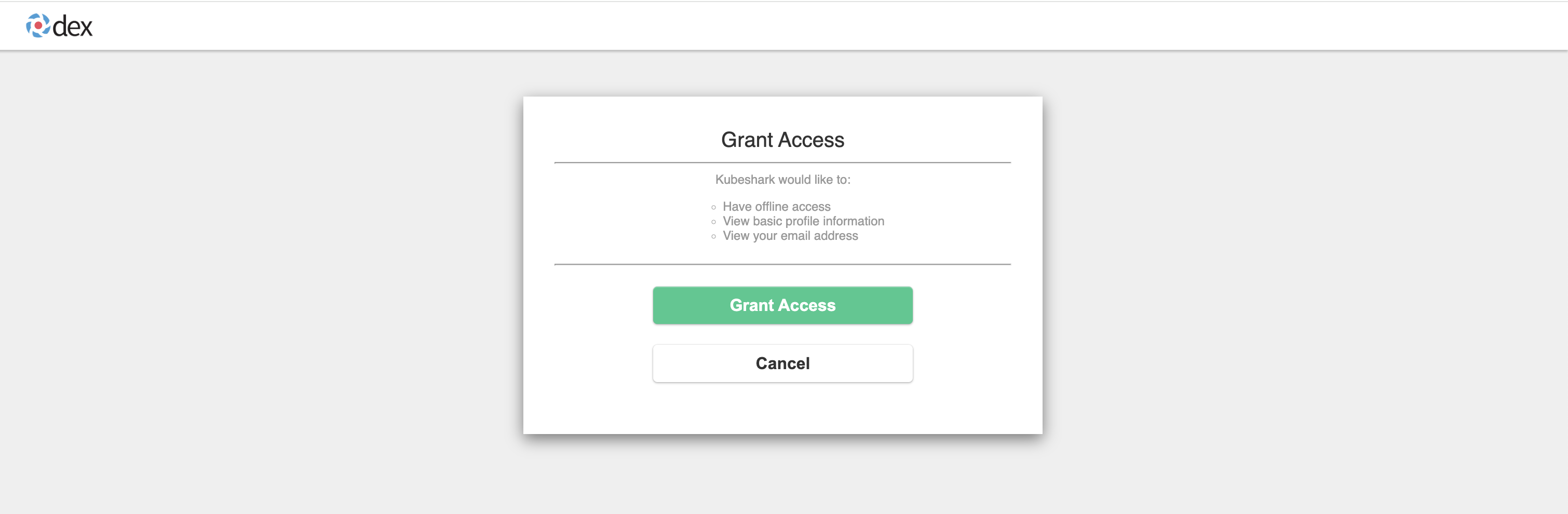 Dex IdP - Grant Access